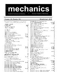 PDF version - American Academy of Mechanics