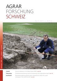 Download PDF - Agrarforschung Schweiz