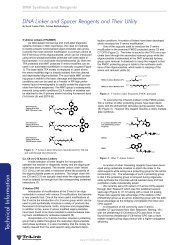 DNA Linker and Spacer Reagents and Their Utility - TriLink ...