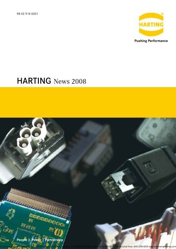 Harting Product News 2008 - Steven Engineering