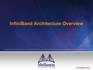 Mellanox InfiniBand Training - HPC Advisory Council