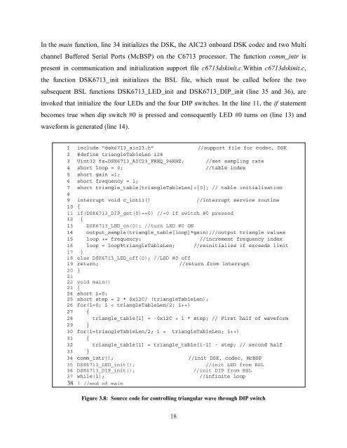 DSP Signal Generator Implementation On C6713 DSK - ComLab