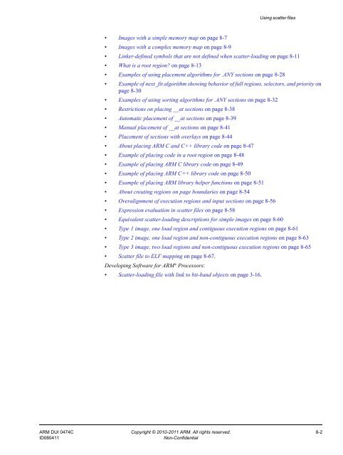 ARM Compiler toolchain Using the Linker - ARM Information Center