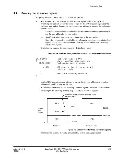 ARM Compiler toolchain Using the Linker - ARM Information Center