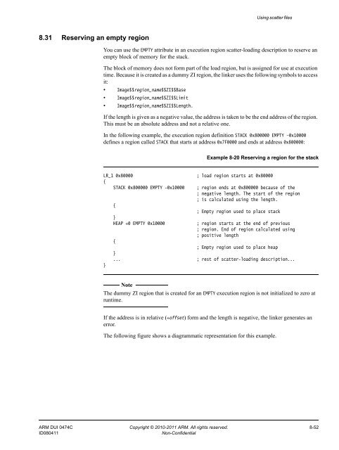 ARM Compiler toolchain Using the Linker - ARM Information Center