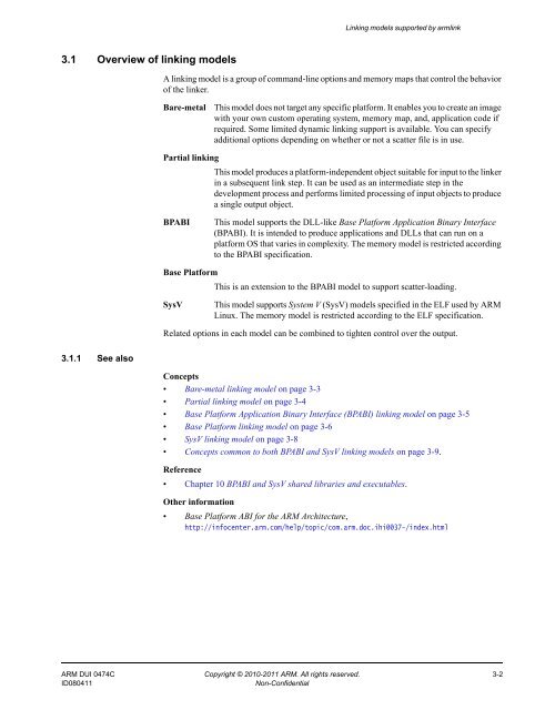 ARM Compiler toolchain Using the Linker - ARM Information Center