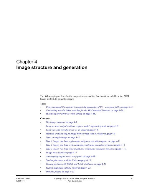 ARM Compiler toolchain Using the Linker - ARM Information Center