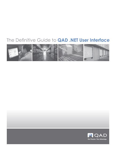 The Definitive Guide to QAD .NET User Interface - QAD.com