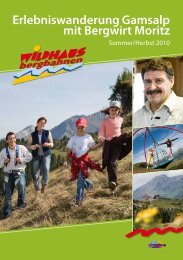 Erlebniswanderung Gamsalp mit Bergwirt Moritz
