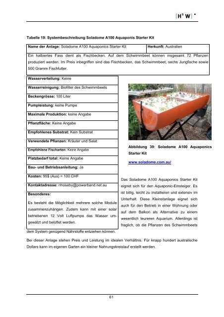 Aquaponic zur Selbstversorgung mit Fisch und Gemüse