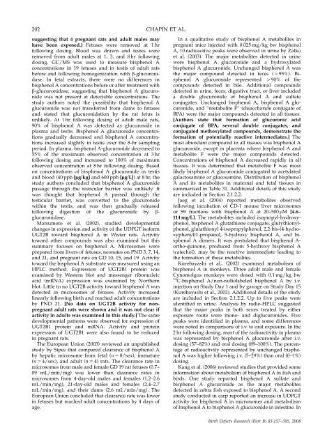 Monograph on the Potential Human Reproductive and ... - OEHHA