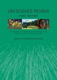 GM Science Review First Report - Dius.gov.uk