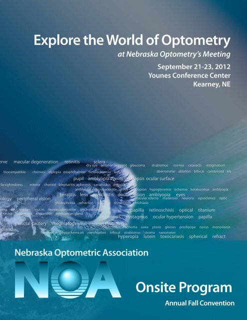 Explore the World of Optometry Onsite Program - Nebraska ...