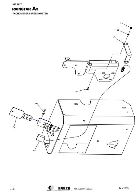 Ersatzteilliste Rainstar A3 - Bauer