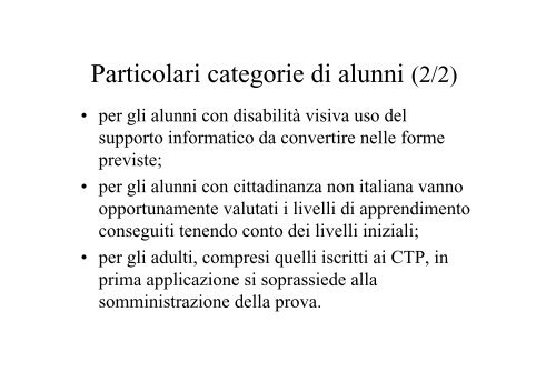 struttura prova unica esame di stato invalsi