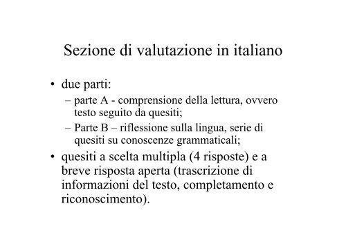 struttura prova unica esame di stato invalsi