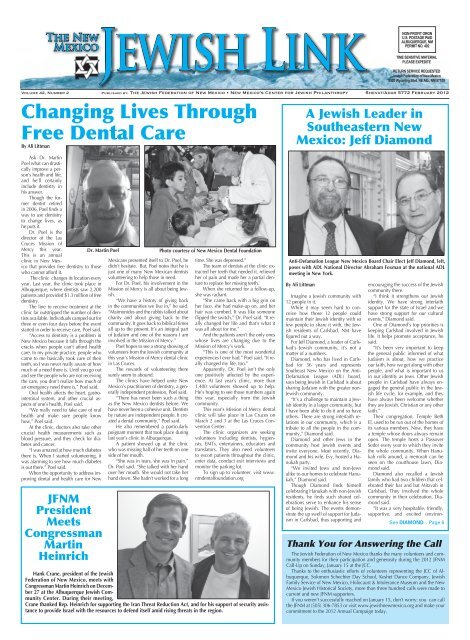 Changing Lives Through Free Dental Care Jewish Federation Of