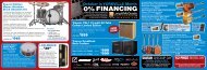 0% FINANCING* - Long & McQuade