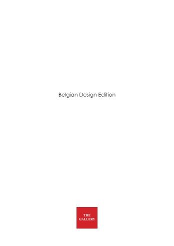 Belgian Design Edition - Fabbrica Casa Museo Giuseppe Mazzotti ...