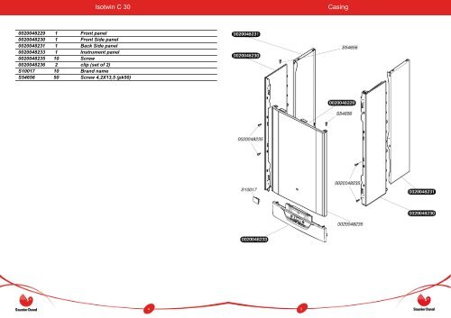 Spare Parts Catalogues Isotwin C 30 - Saunier Duval