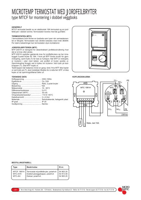 Microreg termostat manual