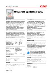 Universal-Spritzlack 9260 - Clou - CLOU.de