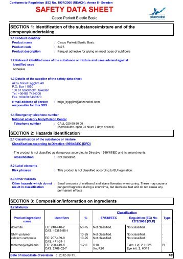 SAFETY DATA SHEET