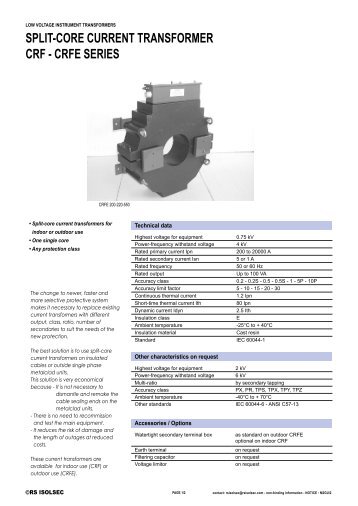 CRFE - RS ISOLSEC