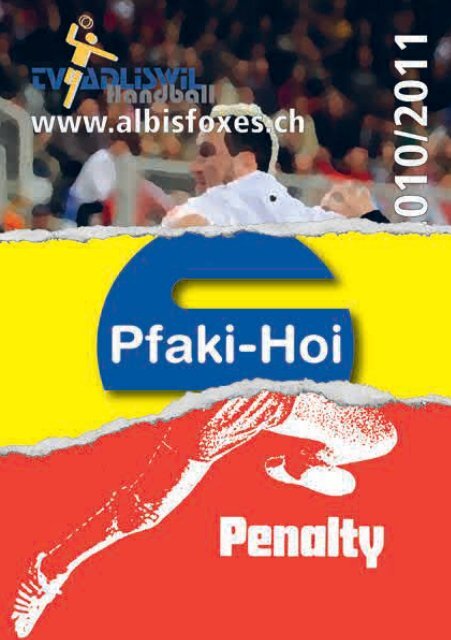 Vereinsheft, erste Ausgabe, 2011 - Albis Foxes Handball