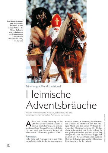 Heimische Adventsbräuche - PANNOrama