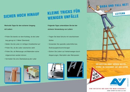 BABA und Fall net Folder Leitern Arbeitswelt