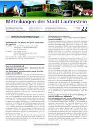 Mitteilungsblatt KW 22 - Lauterstein