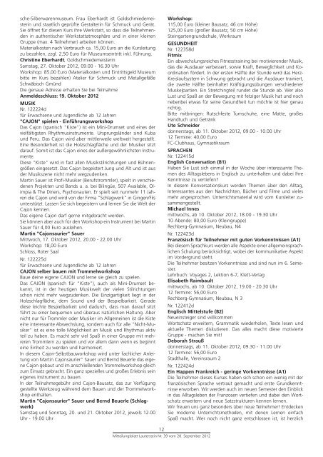 Mitteilungsblatt KW 39 - Lauterstein