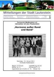 Mitteilungsblatt KW 02 - Lauterstein