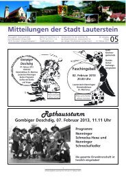 Mitteilungsblatt KW 5 - Lauterstein