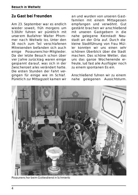 Gemeindebrief der Evangelischen Kirchengemeinde Althengstett