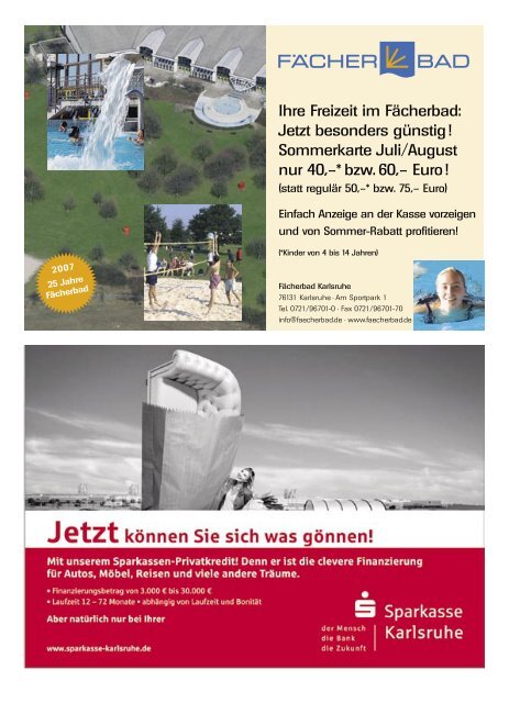 Stadtteilmagazin für Ost-Karlsruhe Ausgabe 14 · 3.07, 2007