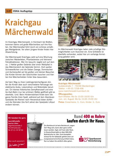 Stadtteilmagazin für Ost-Karlsruhe Ausgabe 14 · 3.07, 2007