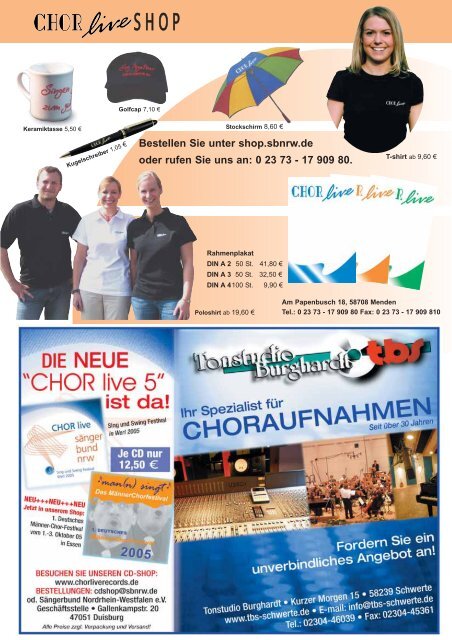 01/2006 - ChorVerband NRW eV