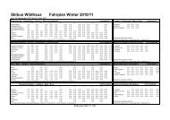 Skibus Fahrplan 2010 11