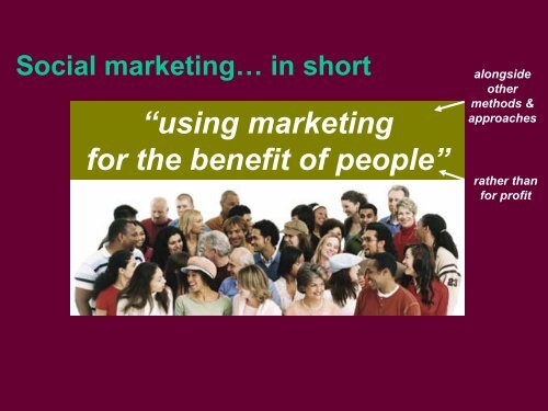 Introduction to Social Marketing Lecture