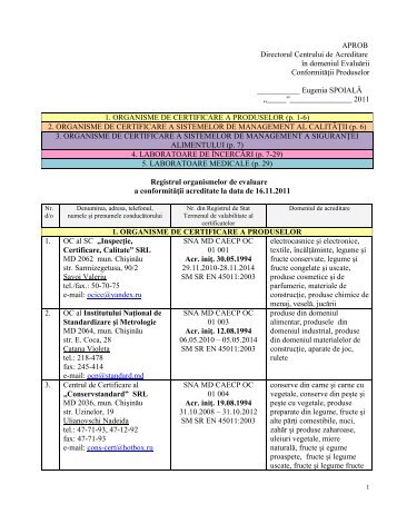 centrul de acreditare şi atestare - Centrul de Acreditare in Domeniul ...