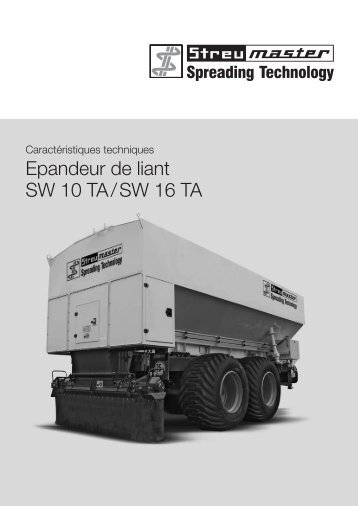 Epandeur de liant SW 10 TA / SW 16 TA - Wirtgen GmbH