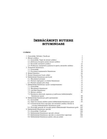 Îmbrăcăminți Rutiere Bituminoase - Facultatea de Construcţii ...