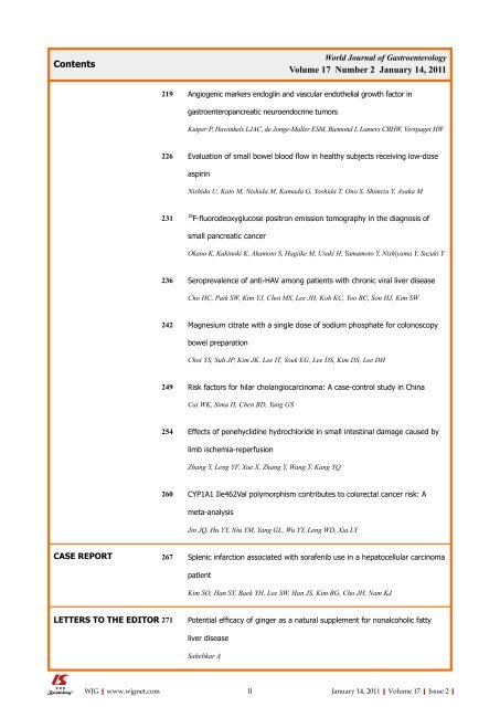 Connective tissue growth factor reacts as an IL - World Journal of ...