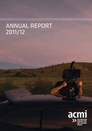 ACMI Annual Report 2011/12 - Australian Centre for the Moving Image