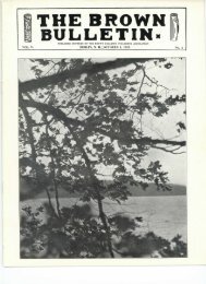 THE BROWN BULLETIN- - Berlin and Coös County Historical Society