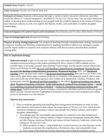 Reciprocal Teaching.pdf - CTE - Online Learning Management System