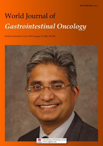 Gastrointestinal Oncology - World Journal of Gastroenterology