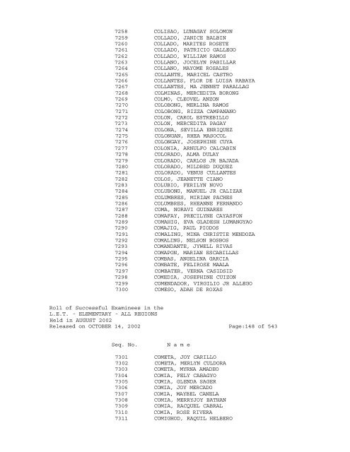 Republic of the Philippines PROFESSIONAL REGULATION ...